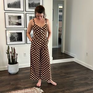 Small - Moon River - Boutique Polka Dot Jumpsuit